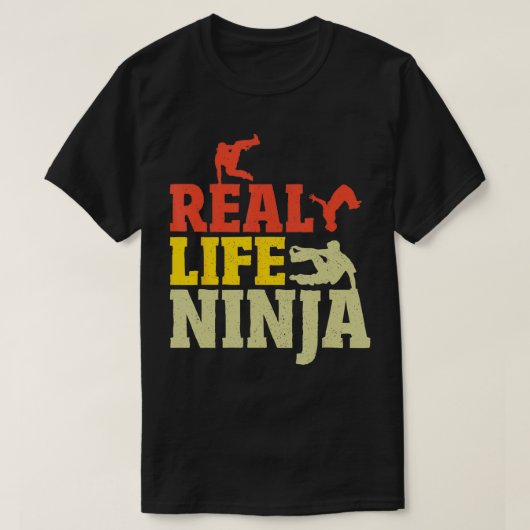 T-shirt Coureur libre Ninja Youth Parkour (Design devant)