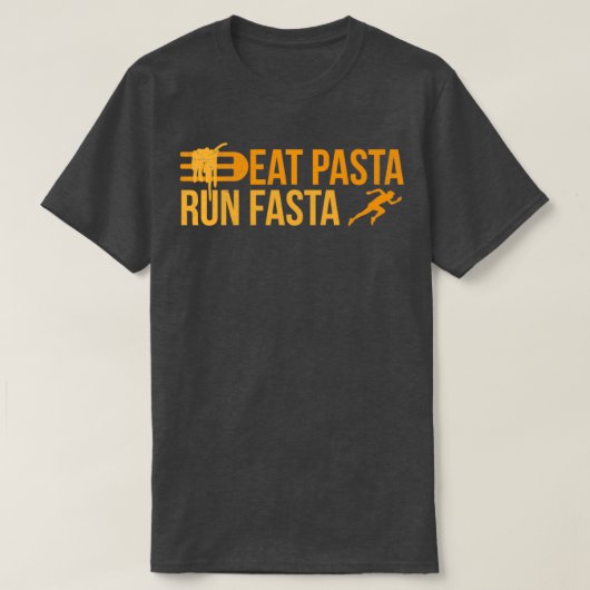 T-shirt Coureur Manger Pasta Run Fasta Jogger Drôle Idée c (Design devant)