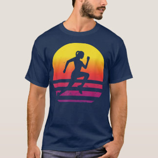 T-shirt Coureur rétro, motivation, jogging