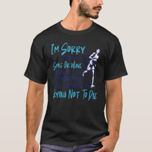 T-shirt Coureur semi-marathon Je suis désolé si je ne le f