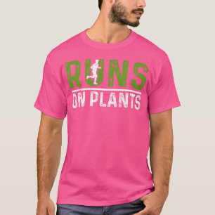 T-shirt Coureur Végétalien Végétarien Mars