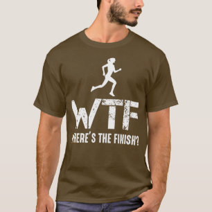 T-shirt Coureur WTF Où Se Trouve L'Athlète Finlandais Cour