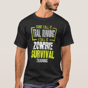 T-shirt Coureurs extérieurs Zombie Survival Trail Ru