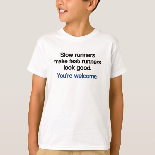 T-shirt Coureurs lents (Devant)