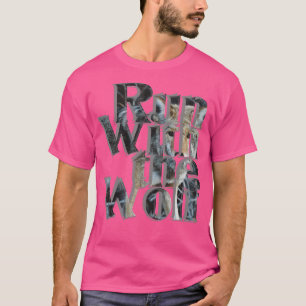 T-shirt Courez avec le loup
