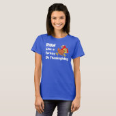 T-shirt Courez comme la Turquie le thanksgiving (SUR (Devant entier)