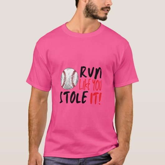 T-shirt Courez Comme Vous Avez Volé (Devant)