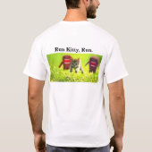 T-shirt Courez Kitty, courez (Dos)
