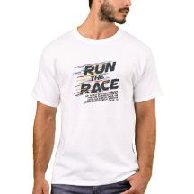 Courez la chemise de chrétien de course