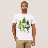 T-shirt Courez la forêt, protégez le jour de la terre (Devant entier)