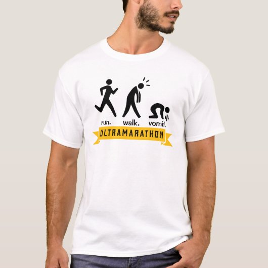 T-shirt Courez. Marche. Vomit. (Devant)