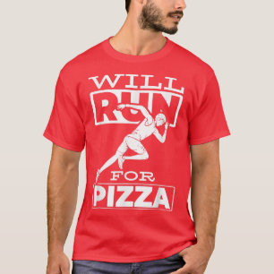 T-shirt Courez Pour Pizza Marathon Runner T