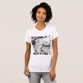 T-shirt Courez sauvage, mustangs, courez le tee - shirt (Devant entier)