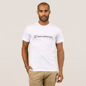 T-shirt Courez une case à cocher de marathon (Devant entier)