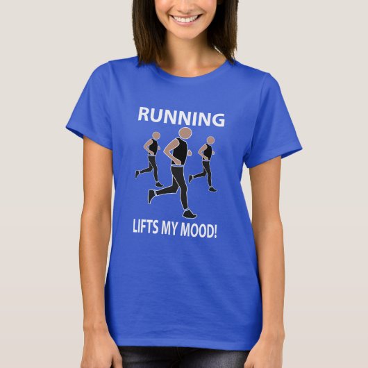 T-shirt Courir Ascense Mon Humeur Courir (Devant)