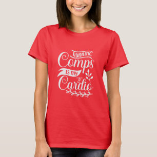 T-shirt courir des coms est mon cardio, le réalisateur