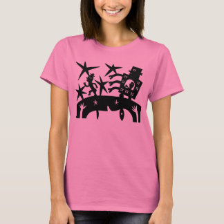 T-shirt Courir D'Un Robot