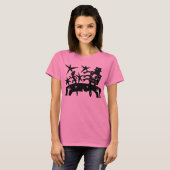 T-shirt Courir D'Un Robot (Devant entier)