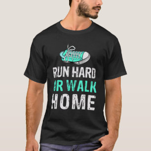 T-shirt Courir Dur Ou Marcher À La Maison Course Sport Mar
