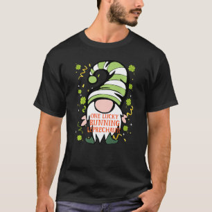 T-shirt Courir Funny St Patrick S Day Lucky Gnome Family