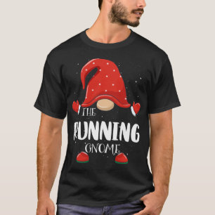 T-shirt Courir Gnome Matching Family Group Christmas Paja