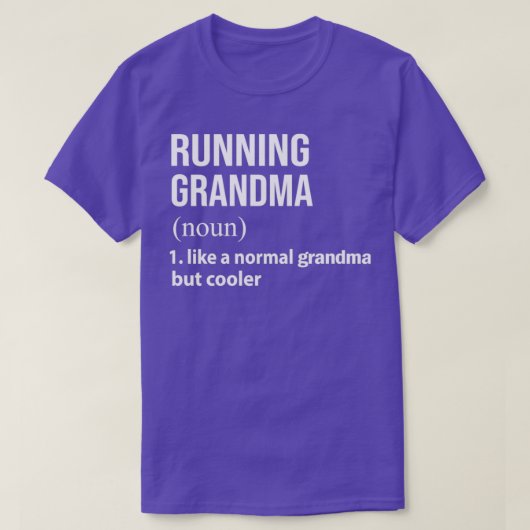 T-shirt Courir Grand-Mère Comme Une Grand-Mère Normale Mai (Design devant)