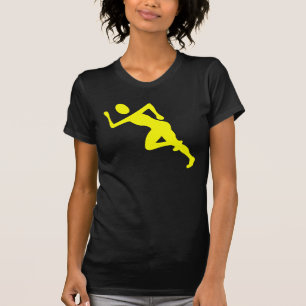T-shirt Courir - Jaune