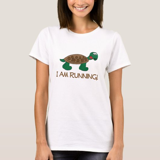 T-shirt Courir la tortue (Devant)