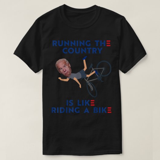 T-shirt Courir Le Pays, C'Est Comme Faire Un Vélo Joe Bide (Design devant)
