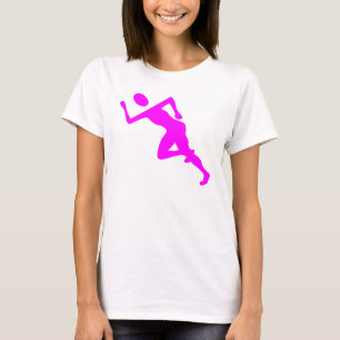 T-shirt Courir - Magenta