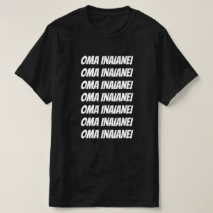 T-shirt courir maintenant en maori - oma inaianei