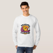 T-shirt Courir mentalement sur le café (Devant entier)