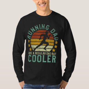 T-shirt Courir Papa Drôle Marathon Coureur Fête des pères 