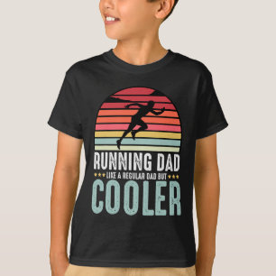 T-shirt Courir papa drôle Marathon coureur Fête des pères