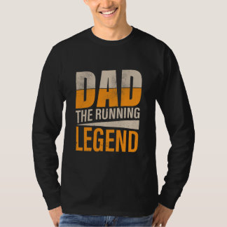 T-shirt Courir Papa Motivational Citation Coureur Papa Drô