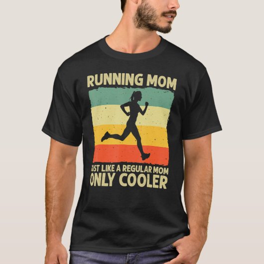 T-shirt Courir Pour Femmes Maman Marathoner Runner Coach R (Devant)