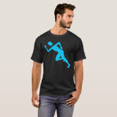 T-shirt Courir - Sky Blue (Devant entier)