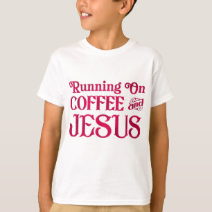T-shirt Courir sur Café & Jésus