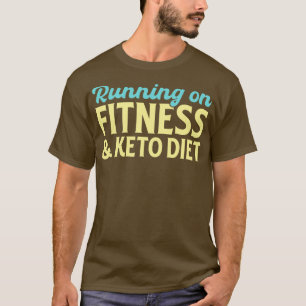 T-shirt Courir Sur La Fitness Et Keto Diet