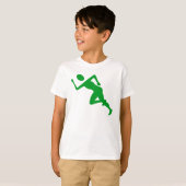 T-shirt Courir - Vert herbe (Devant entier)