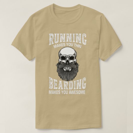 T-shirt Courir Vous Rend Mince L'Ennuis Vous Rend Super (Design devant)