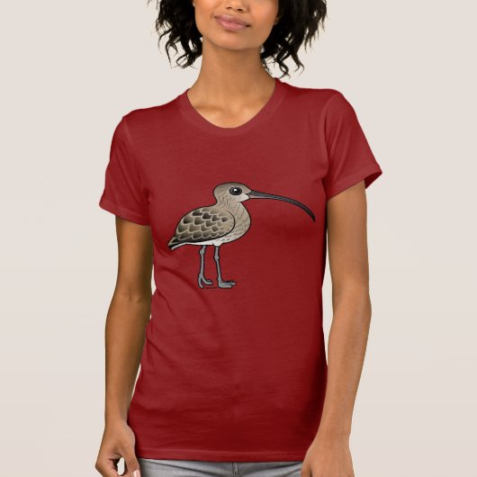 T-shirt Courlis cendré eurasien (Devant)