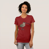 T-shirt Courlis cendré eurasien (Devant entier)