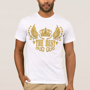 T-shirt Couronne Ailes Dorées La Meilleure