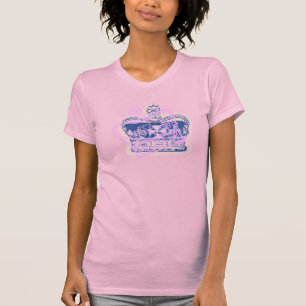 T-shirt Couronne Bleue Parsemée