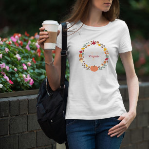 T-shirt couronne d'automne