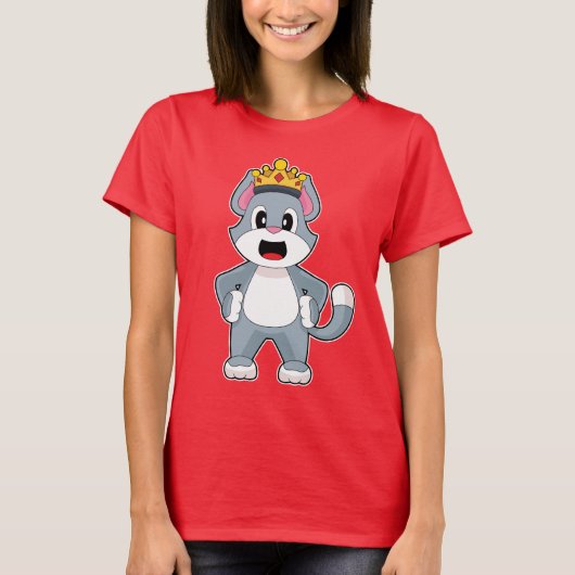 T-shirt Couronne de chat (Devant)