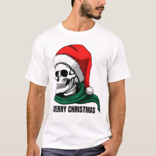 T-shirt Couronne de crâne gothique avec roses rouges – Sty