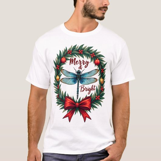 T-shirt Couronne de fêtes Libellule (Devant)