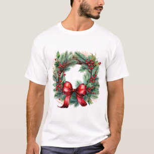 T-shirt Couronne de Grâce – Charme de vacances à l'aquarel